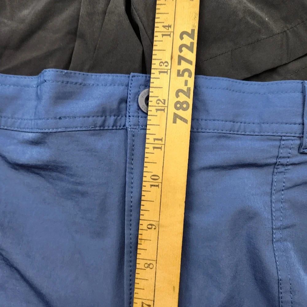 Columbia PFG Cargo Shorts Bundle Lot of 2  Mens XL 6L Blue Black 2 Pairs